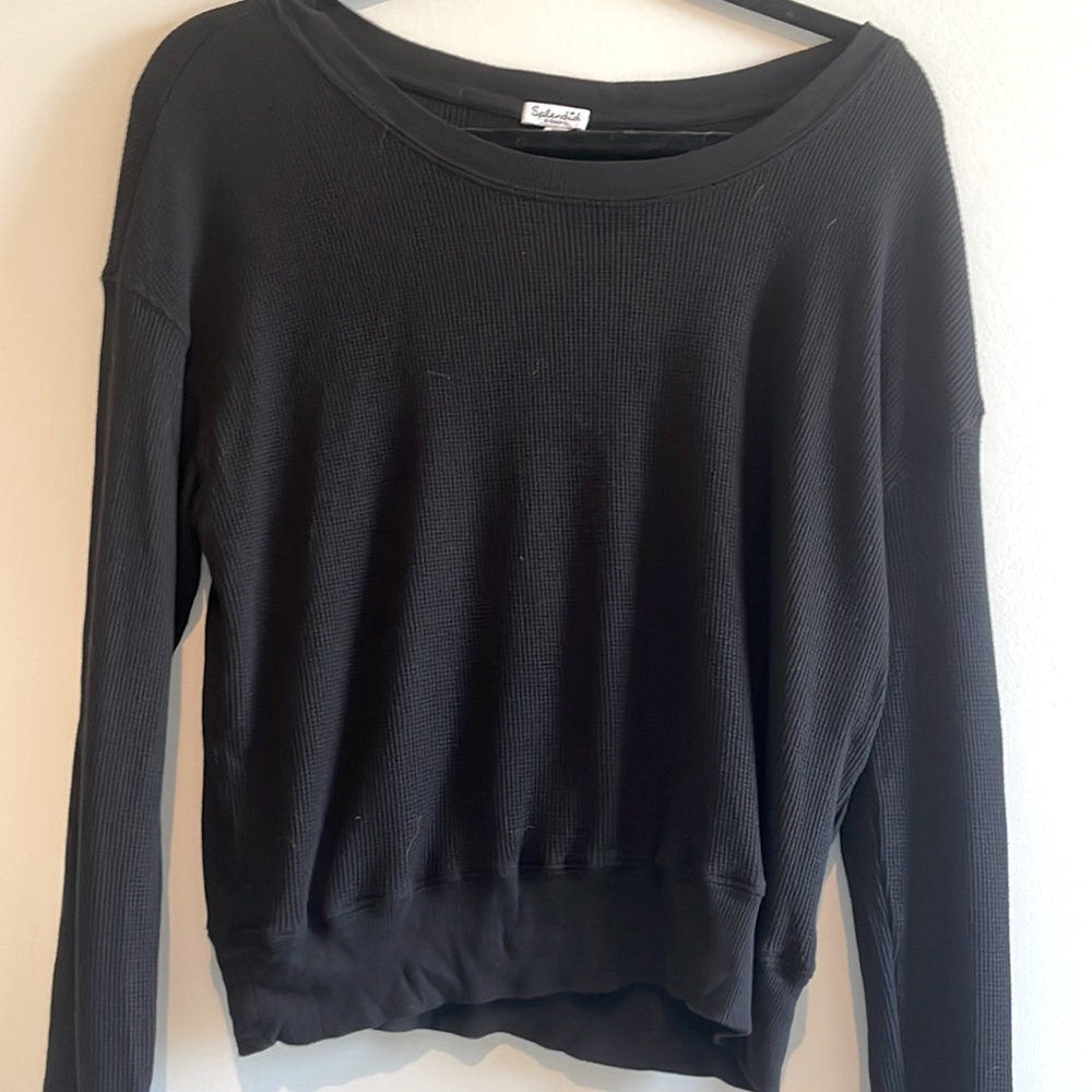 Splendid waffle knit shirt